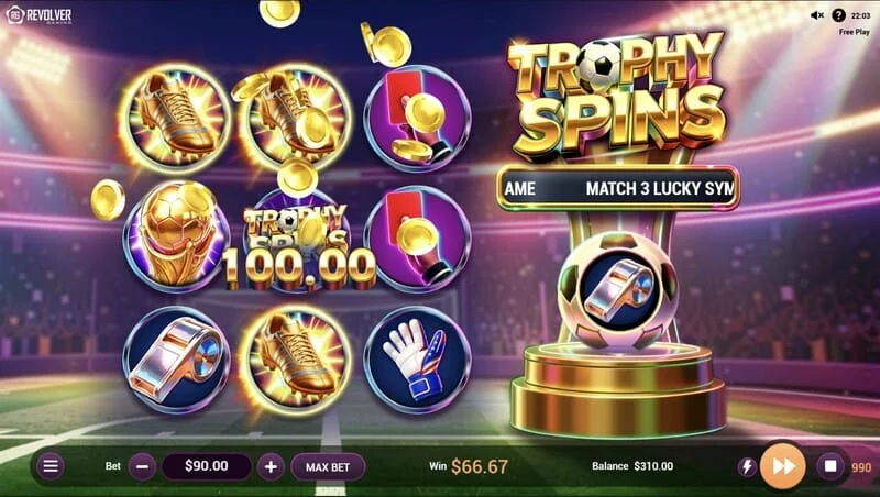 Trophy Spins World Cup 26 - multiplier-uitbetalingen in de Baller Bonus